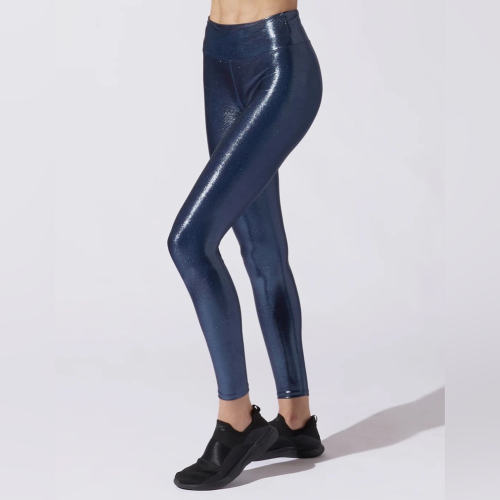 Heroine sport navy metallic leggings